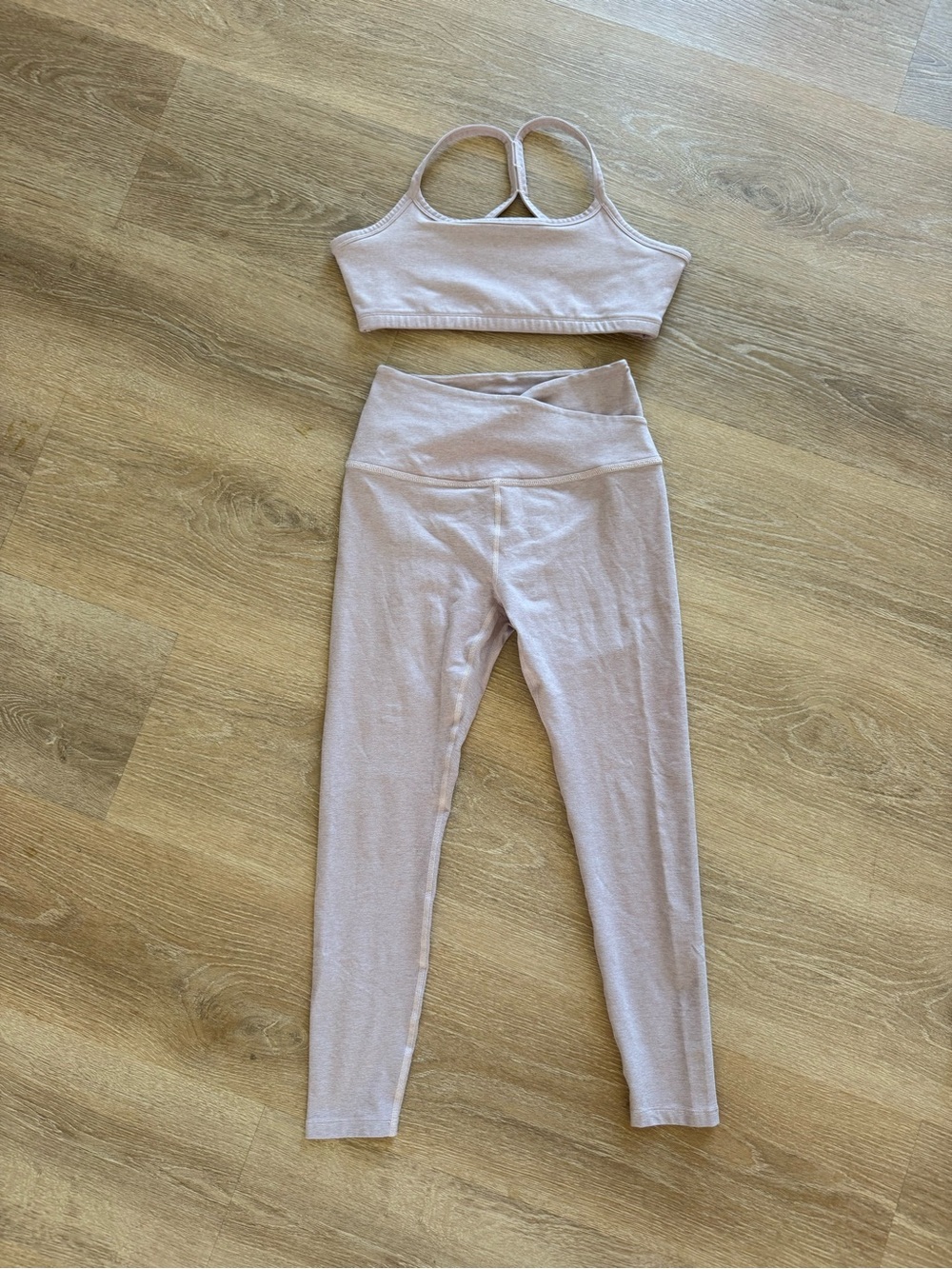 BEYOND YOGA spacedye SET - in blush blooms heather